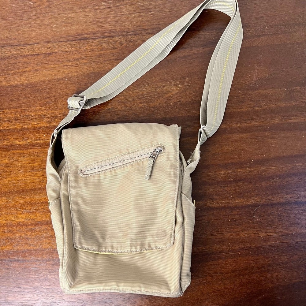 REI Cross Body Bag Satchel Medium Beige Camping Cargo Outdoors Travel Zip - Picture 5 of 14